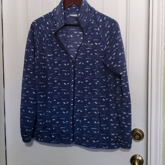 Columbia Jackets & Blazers - Columbia Sawyer Rapids Printed Full Zip Fleece Zip pocket’s Drawstring L
